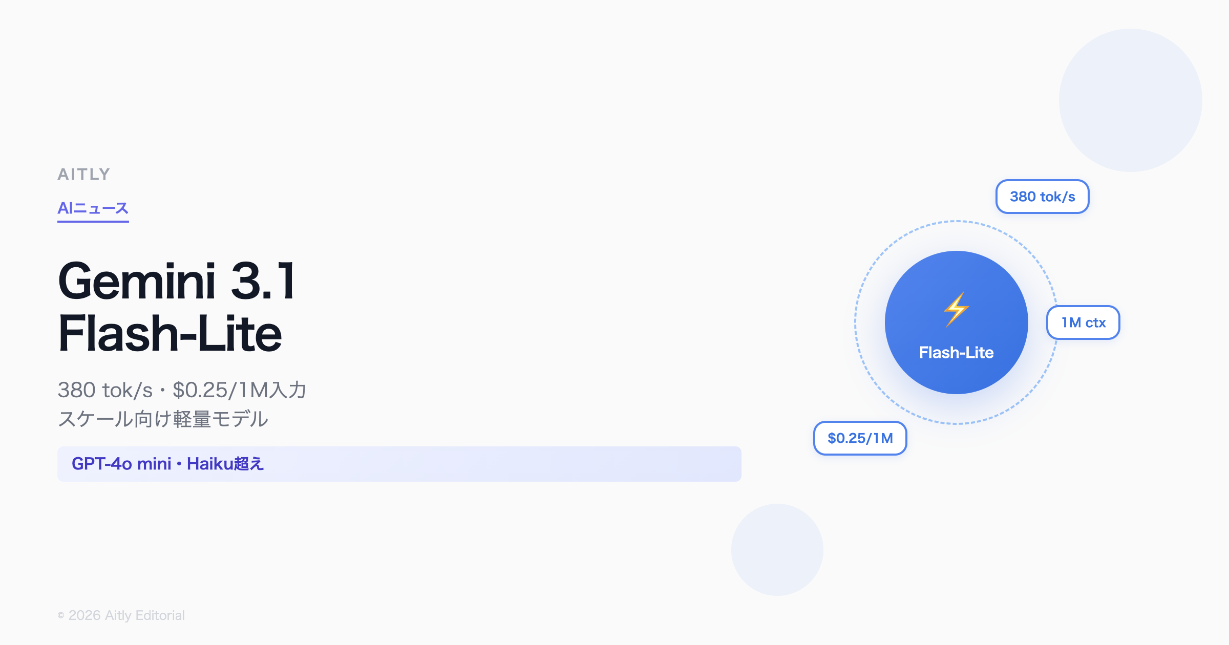 Gemini 3.1 Flash-Lite